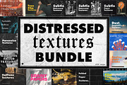 Distressed Textures Bundle, a Texture Graphic by Freezerondigital (Thumbnail 1 of 116)