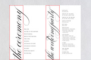 Wedding Program folded SHR365, an Invitation Template by Shafura_Wedding (Thumbnail 6 of 6)