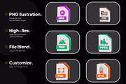 File Format 3D Icon Pack, a 3D by novia99design (Thumbnail 6 of 8)