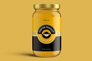 Pickle Sauce Honey Glass Jar Mockup, a Cups & Container Mockup by Digitalphaser (Thumbnail 6 of 8)