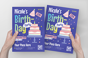 Birthday Party Flyer, a Flyer Template by Annora Studio (Thumbnail 3 of 6)