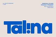 Talina - Playful Bold Sans, a Sans Serif Font by Pandeka Studio (Thumbnail 1 of 9)