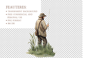 Fathers Day Fishing Graphics Set, an Illustration by MockupWizard (Thumbnail 4 of 5)