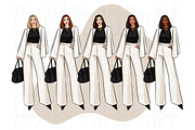 Fashion Girls 52 clipart png, a Person Illustration by Parinaz Wadia Design (Thumbnail 7 of 10)
