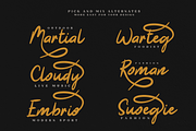 Hayana, a Font by BumbleGraph Studio (Thumbnail 8 of 10)