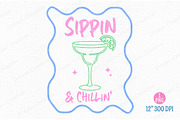 Summer Cocktail PNG Hand Drawn Line, an Illustration by Dream Creation (Thumbnail 1 of 7)