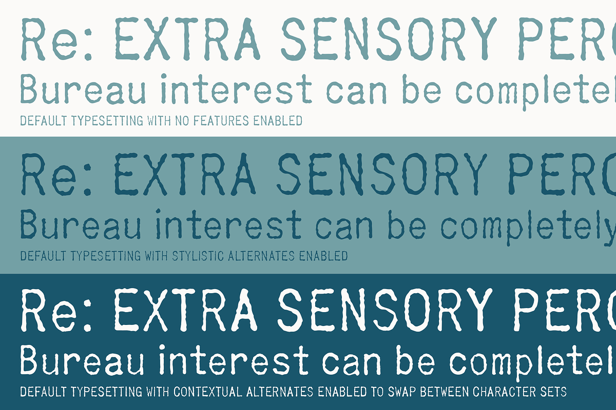 Belluto Typewriter, a Sans Serif Font by Stiggy & Sands (Photo 8 of 9)