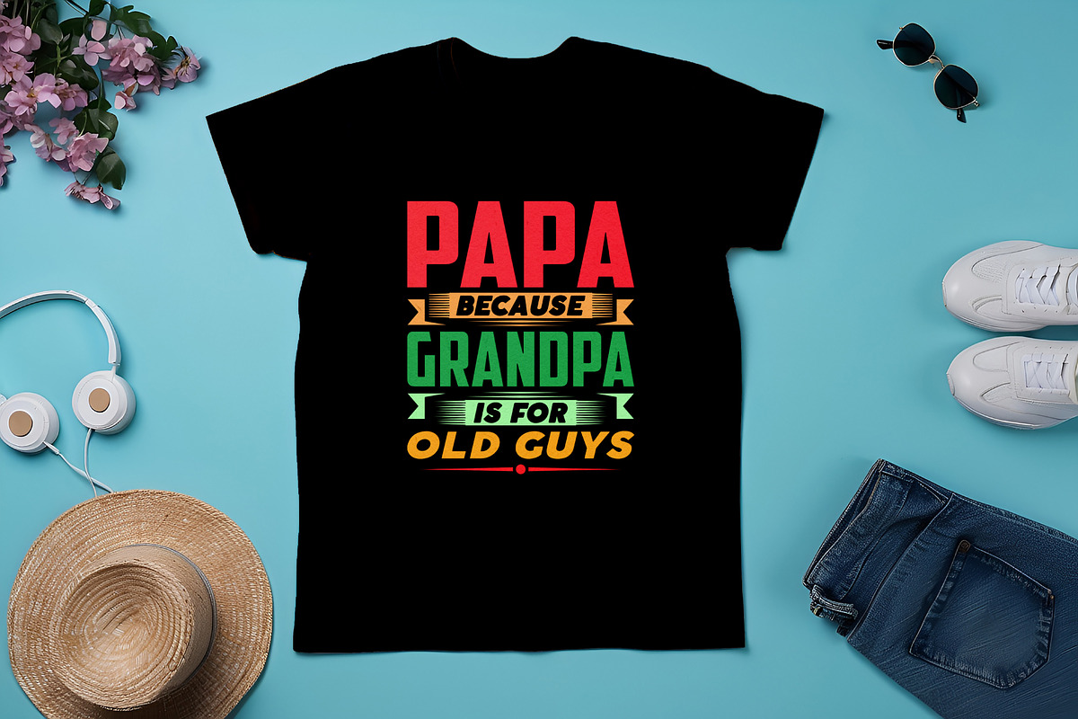 Old Guys Shirt | New Grandpa Gift, a Graphic by Vector Portal (Photo 2 of 5)