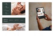 Skin Care. Canva Website Template, a Landing Page Template by KaluginaWEB (Thumbnail 4 of 4)