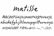 Matisse - Expressive Font, a Handwritten Font by Lilithcollageart (Thumbnail 10 of 14)