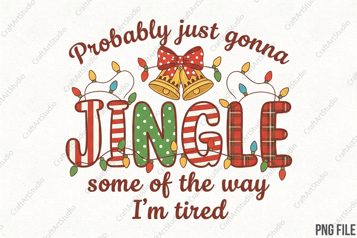Probably Just Gonna Jingle Christmas, an Illustration by CraftArtStudio (Photo 1 of 4)