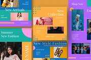 Soft Fashion Instagram Template, a Social Media Template by Inkofert (Thumbnail 2 of 12)