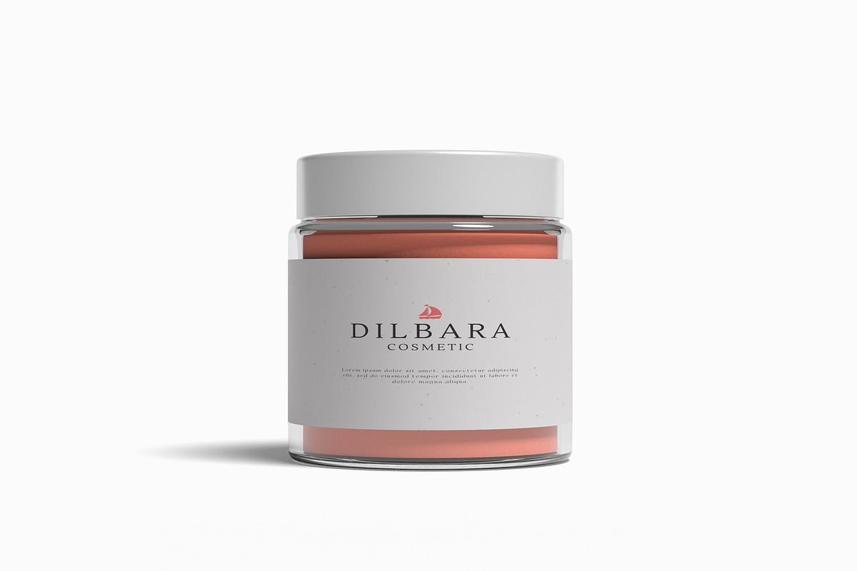 Cosmetic Jar Mockup, a Packaging Mockup by suciamairastd (Photo 2 of 6)