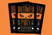 Halloween Party Flyer, a Flyer Template by Gumico Studio. (Thumbnail 3 of 3)