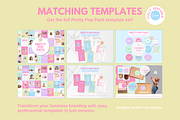 Pretty Pop Invoice Template, a Stationery Template by Hell Yeah Designs (Thumbnail 5 of 5)