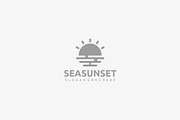 Sea Sunset Logo, a Branding & Logo Template by 3ab2ou (Thumbnail 2 of 3)