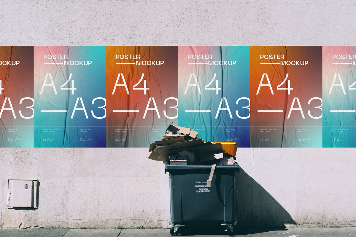 Urban Outdoor Poster Mockup, a Print Template by dpi (Photo 22 of 28)