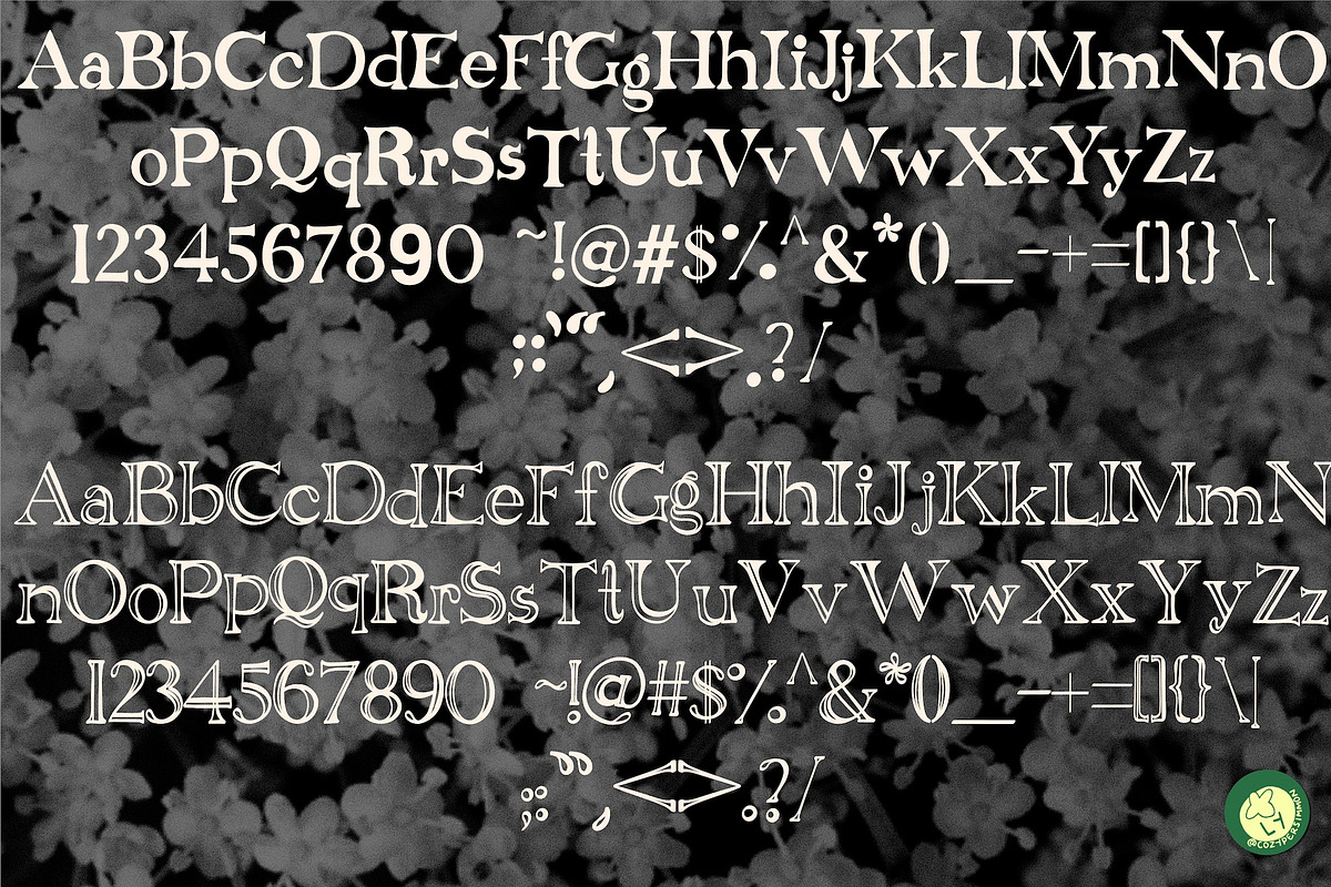 Elderflower Serif Font, a Serif Font by CozyPersimmon (Photo 4 of 8)