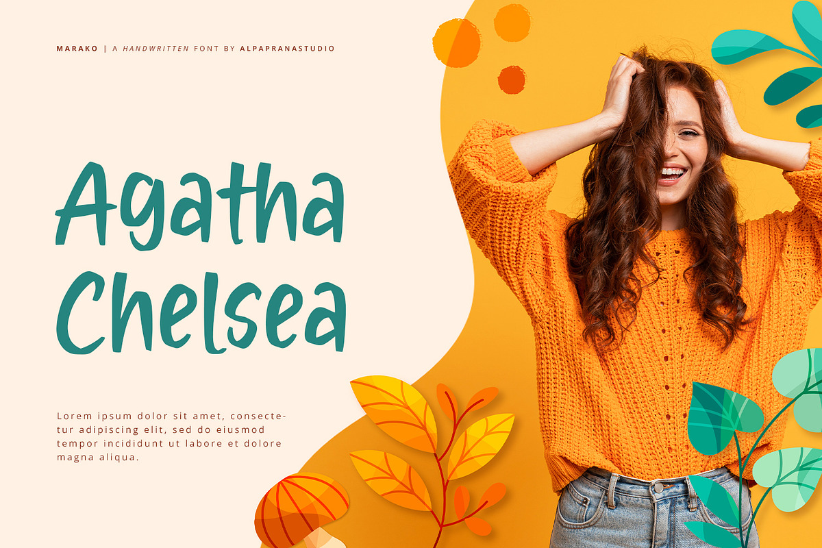 Marako - Handwritten Font, a Handwritten Font by Alpaprana (Photo 2 of 11)
