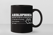 Abibliophobia Tshirt Design, a Graphic by Vector Portal (Thumbnail 2 of 4)