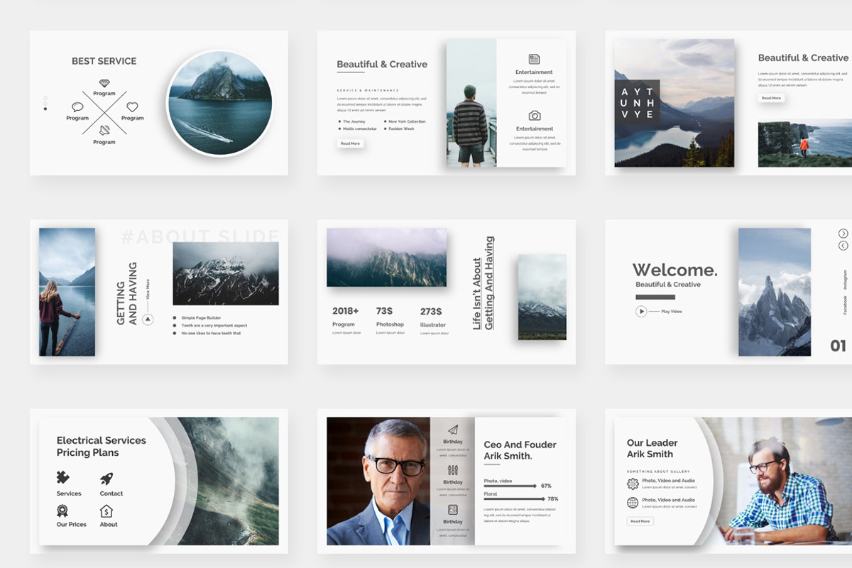 Project Status Powerpoint Bundle, a Presentation Template by One Percent Studio (Photo 11 of 34)