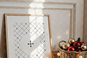 Christmas Frame Mockup – Boho Wall A, a Mockup by Jusvana Mockup (Thumbnail 5 of 10)