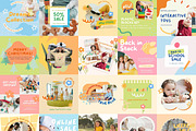 Kids Theme Instagram Post Templates, a Social Media Template by Hell Yeah Designs (Thumbnail 10 of 14)