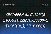 Arveus – Modern Oblique Font, a Sans Serif Font by Drizy (Thumbnail 3 of 9)