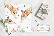 Cute Giraffes Watercolor Tropic, an Animal Illustration by Ann Art Houze (Thumbnail 10 of 11)