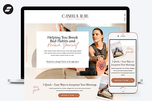 Showit Website Template Health Coach