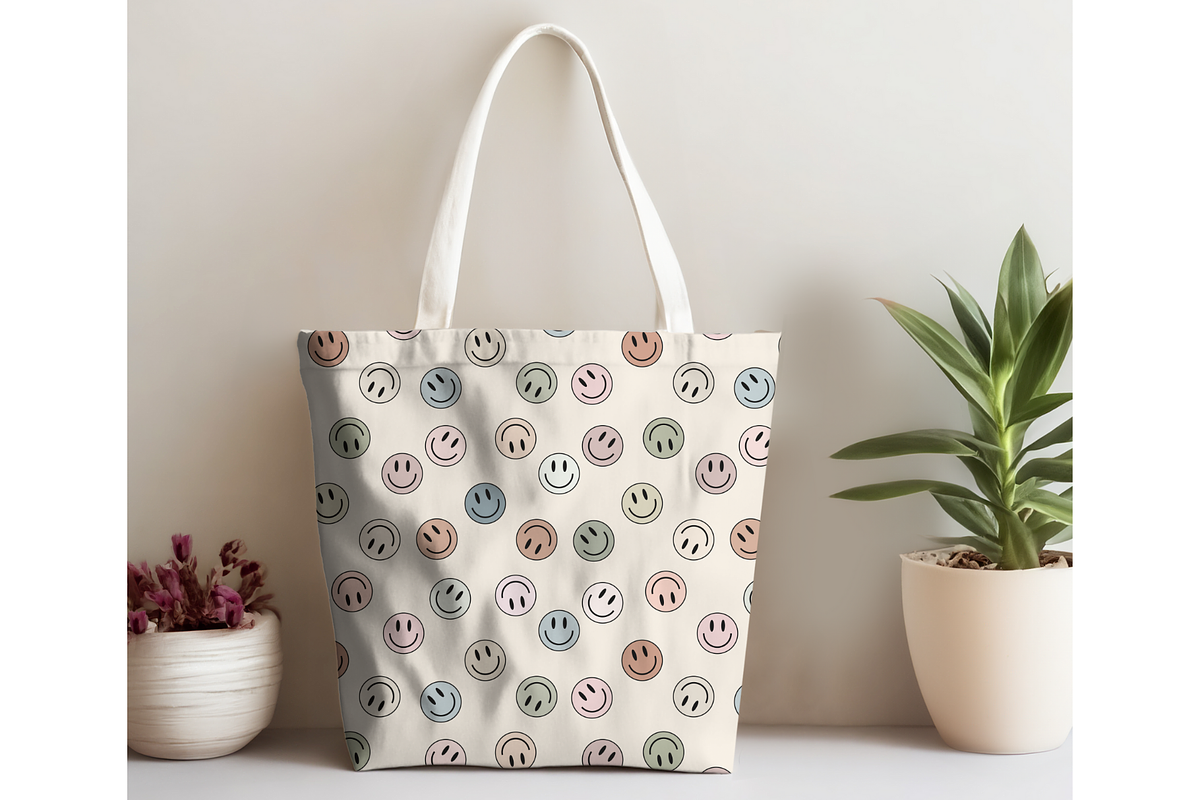 Retro Smiley Face Seamless Pattern, a Pattern Graphic by OwlAndFern (Photo 8 of 9)