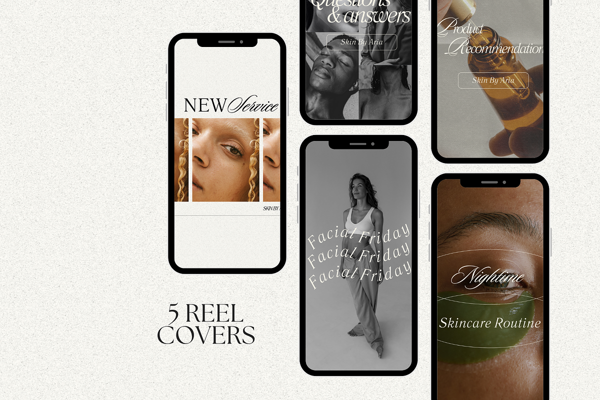 Esthetician Instagram Bundle, a Social Media Template by digitaldispositions (Photo 7 of 10)