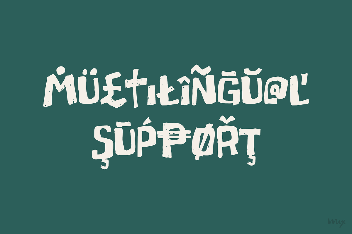 Loudmouth — Scrappy Decorative Font, a Handwritten Font by Mix Fonts (Photo 7 of 9)