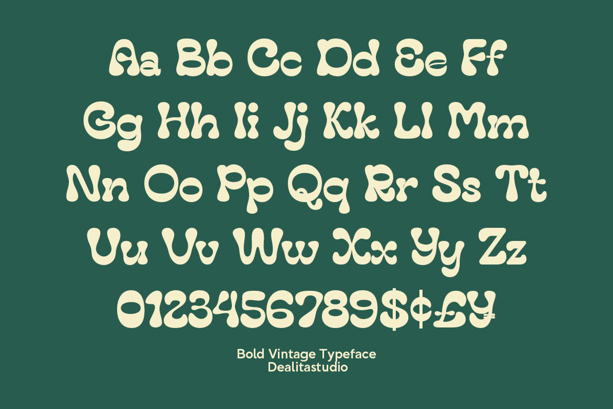 Galory – Retro Bold Display Font, a Serif Font by dealitastudio (Photo 10 of 10)