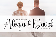 Wedding | Script Font, a Handwritten Font by Scratchones (Thumbnail 2 of 9)