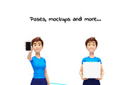 35 Jenny 3D Product Promo Mock-Ups, an iPad Mockup by Oleg Ribar (Thumbnail 3 of 29)