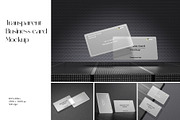 Transparent Business Card Mockup, an Advertising Mockup by Graphicbars (Thumbnail 1 of 13)