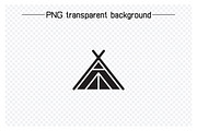 Canopy Dome Tent Icons Set, an Icon by Designfour (Thumbnail 5 of 7)