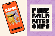 Gagire - Snack Food Brand Font, a Sans Serif Font by Pandeka Studio (Thumbnail 4 of 9)