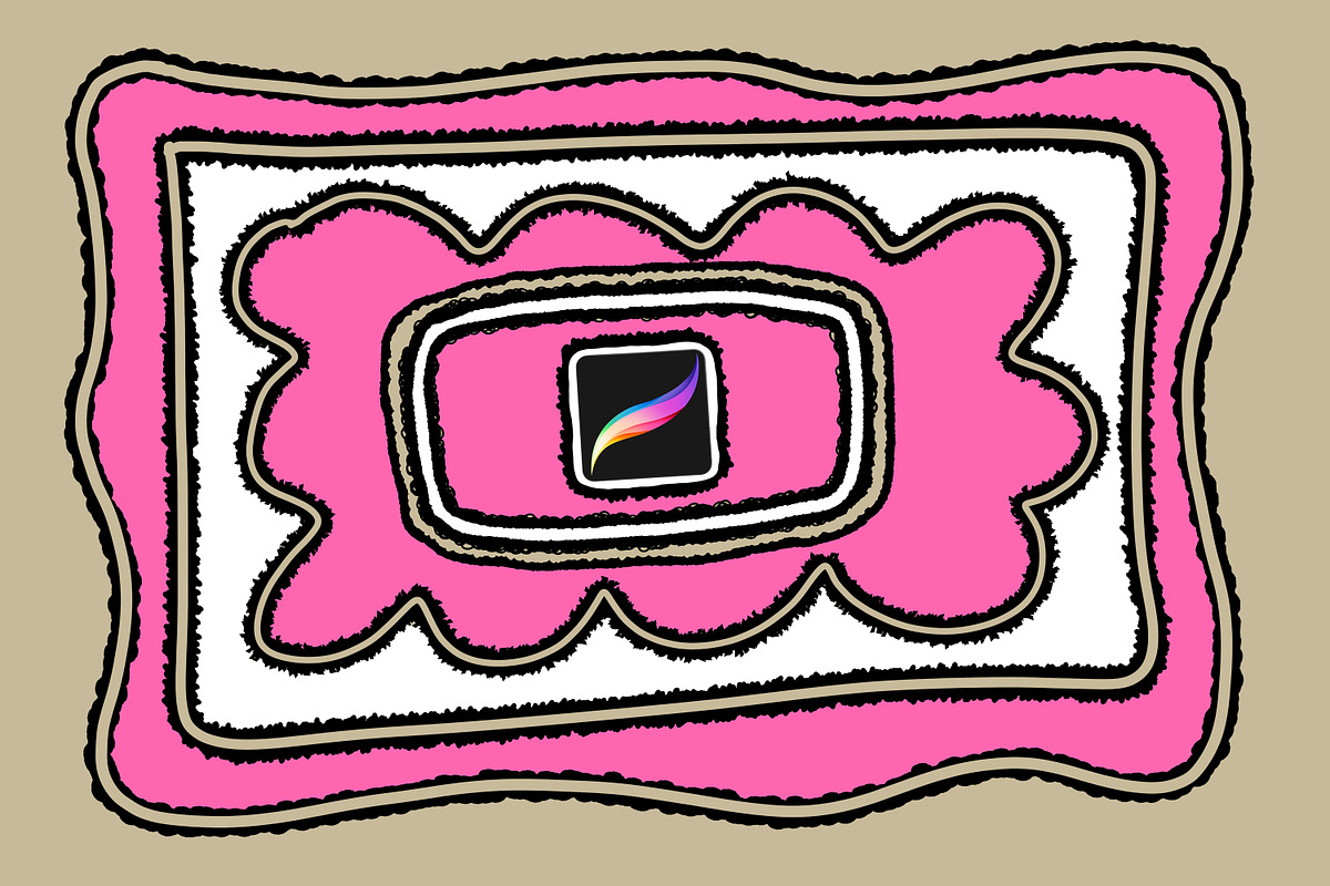 Procreate Messy Outlines Brush Set, a Brushes & More by Heather Green Designs (Photo 9 of 9)