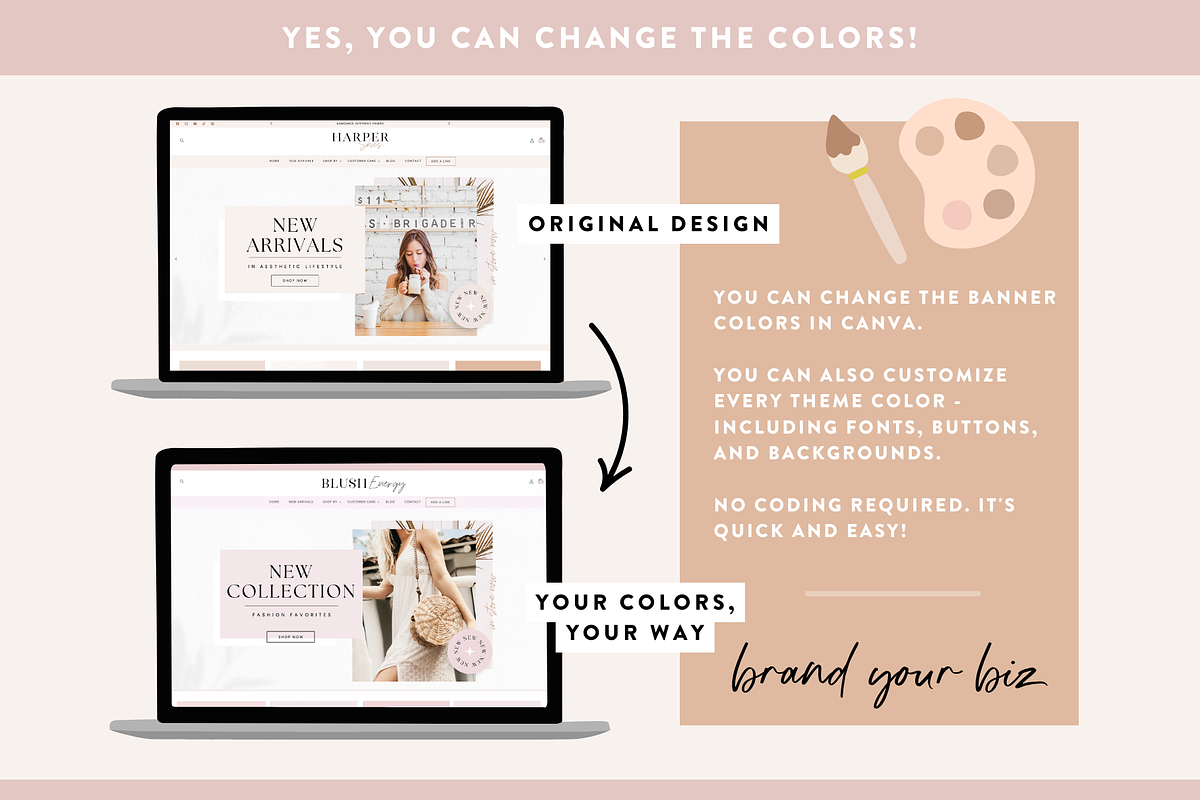 Minimal Aesthetic Shopify Theme, a Shopify Template by Design Pixie (Photo 8 of 11)