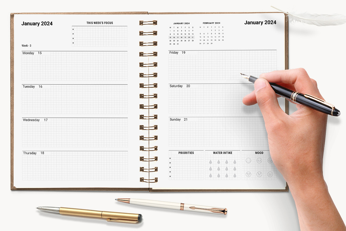 Ultimate Planner Bundle Pack 2024-26, a Stationery Template by ROJI CREATOR (Photo 3 of 9)