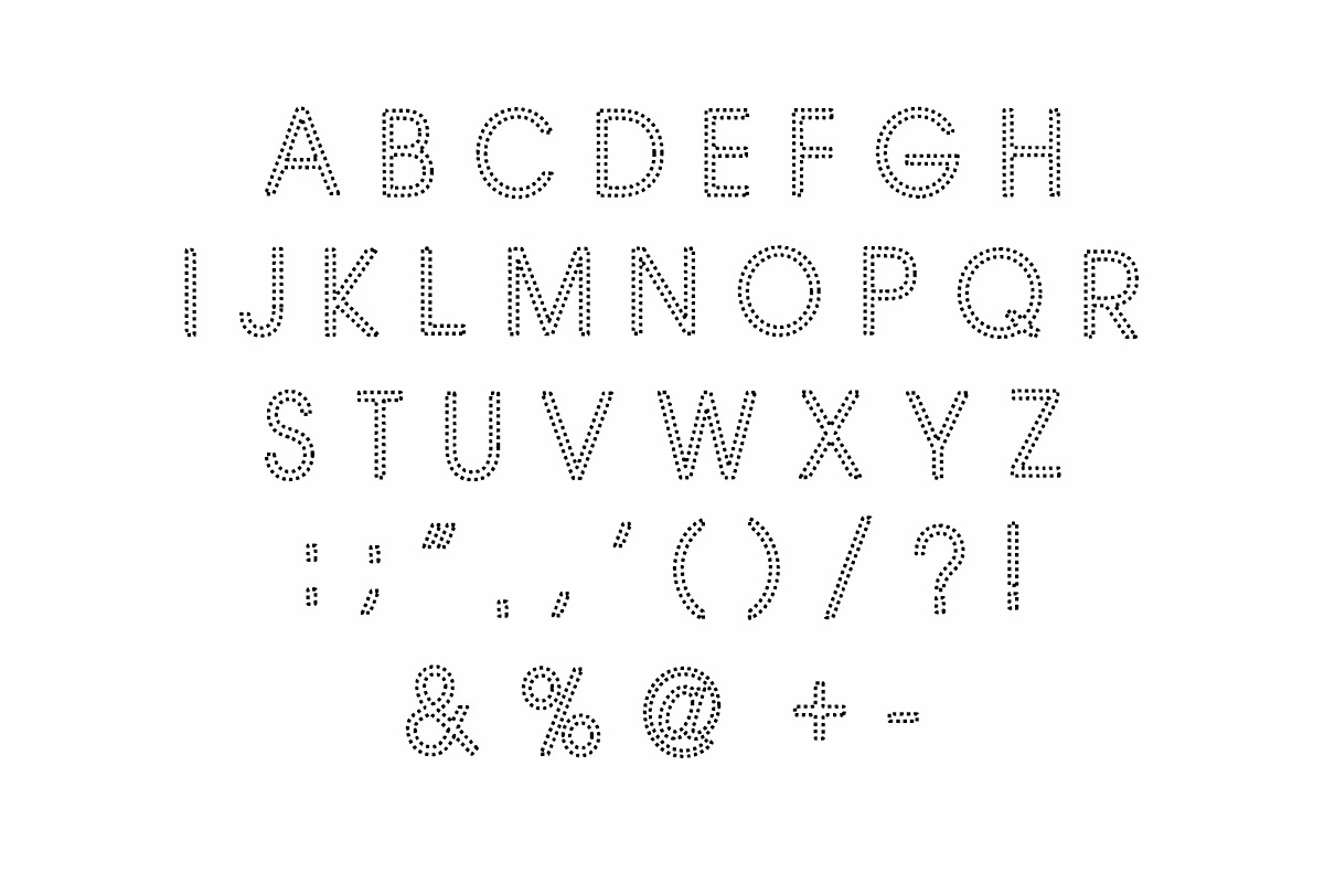 Dotted Flash, a Handwritten Font by Fourteen Letter (Photo 5 of 6)