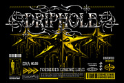 Tribal Hole Typeface, a Serif Font by alit design (Thumbnail 8 of 20)