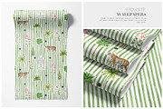 Shalimar, Indian Miniature Prints, a Pattern Graphic by Pink Linen (Thumbnail 6 of 12)