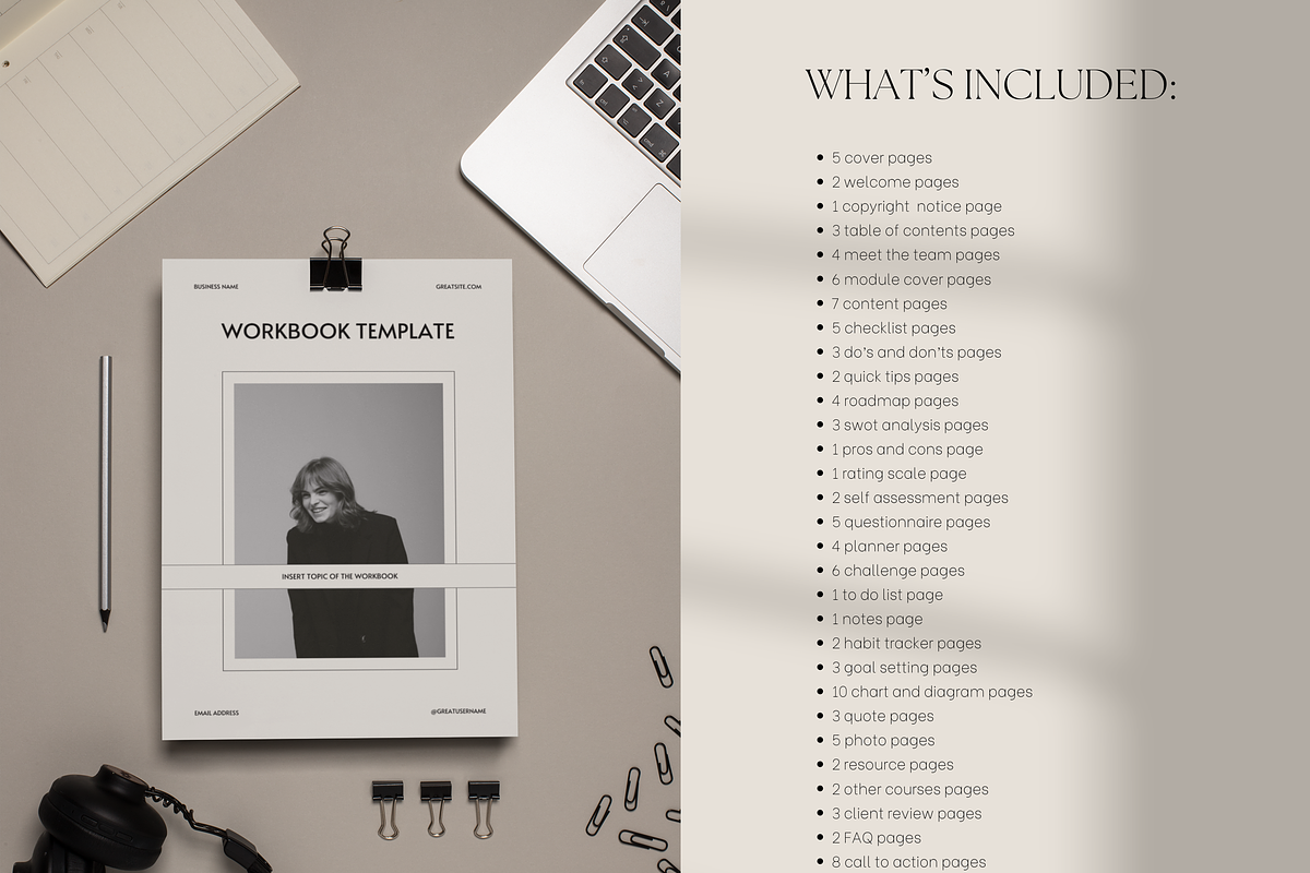 Canva Workbook Template for Coaches, a Magazine Template by Branding Babe Co. (Photo 4 of 10)