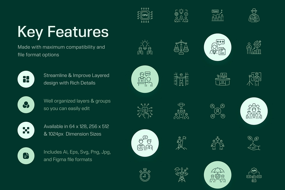 475 Business and Growth Icon, an Outline Icon by Prosymbols (Photo 2 of 13)