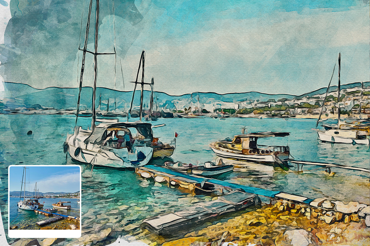 Watercolor Magic Watercolor Effect, an Action Add-On by DesignRocket (Photo 8 of 8)