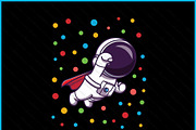 Dot Day Astronaut Kids SVG PNG, an Object Graphic by Creativeusart (Thumbnail 2 of 4)