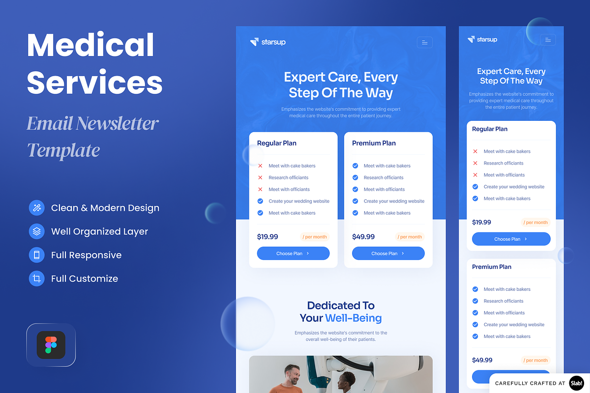 Starsup - Medical Email Newsletter, an Email Template by SLAB! Design (Photo 1 of 4)